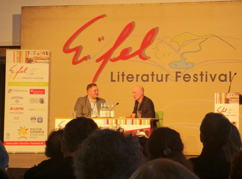 Lesung Arno Geiger beim Eifel-Literaturfestival 2024 in Prüm